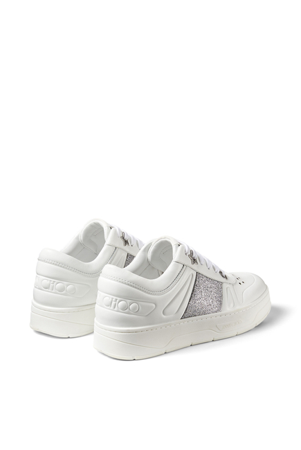 Hawaii/F Leather Lace-Up Sneakers